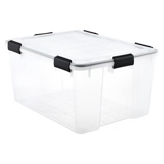 62 qt. Airtight Tote Clear